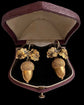 VICTORIAN PINCHBECK ACORN EARRINGS