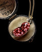 ANTIQUE ENAMEL LUCKY BEAN PENDANT