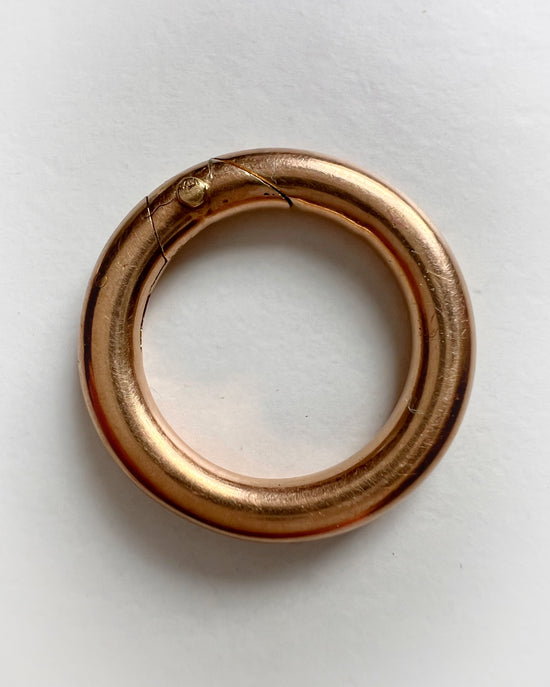 VICTORIAN 15CT GOLD CHUNKY PUSH BOLT