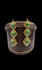 VICTORIAN SCARAB BEETLE DROP EARRINGS