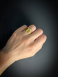 VICTORIAN 18CT & DIAMOND SNAKE RING