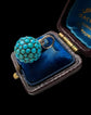 VICTORIAN PAVÉ TURQUOISE SPHERE PENDANT