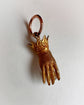 EARLY 19TH CENTURY 15CT GOLD HAND PENDANT