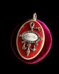 LATE 19TH CENTURY FRENCH ‘AMITIE’ ENAMEL & DIAMOND PENDANT