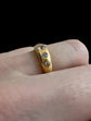 VICTORIAN FIVE STONE DIAMOND FLUSH SET RING