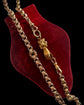 GEORGIAN 15CT GOLD & DIAMOND HAND CLASP / PENDANT