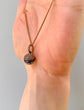 19TH CENTURY DIAMOND & SAPPHIRE ORB PENDANT