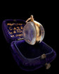 VICTORIAN HIGH CARAT GOLD ROCK CRYSTAL POOL OF LIGHT SPHERE LOCKET