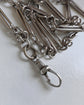 ANTIQUE SILVER TROMBONE ALBERT CHAIN