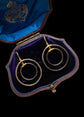 VICTORIAN DOUBLE HOOP ELEPHANT HAIR EARRINGS