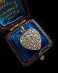 ANTIQUE DIAMOND HEART PENDANT