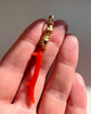 ANTIQUE 15CT GOLD SNAKE & CORAL PENDANT