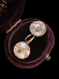 GEORGIAN PASTE SINGLE STONE EARRINGS