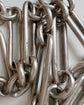 VICTORIAN SILVER PAPERCLIP ALBERT CHAIN