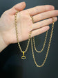 VICTORIAN 15CT GOLD BAIL / CHARM HOLDER