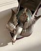 LARGE VICTORIAN SILVER DOVE PENDANT