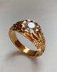 ART NOUVEAU 18CT GOLD & DIAMOND RING