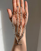 ANTIQUE SUPER CHUNKY SILVER PAPERCLIP CHAIN
