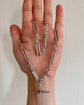 ANTIQUE SILVER FANCY PAPERCLIP CHAIN