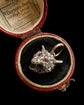 VICTORIAN LARGE SNARLING DIAMOND FOX HEAD PENDANT
