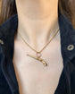 VICTORIAN 15CT GOLD HORSE LEG PENDANT