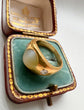 VICTORIAN CHRYSOBERYL CATS EYE & DIAMOND GYPSY RING