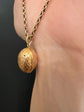 VICTORIAN 18CT GOLD WALNUT VINAIGRETTE PENDANT