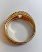 ANTIQUE OLD CUT DIAMOND & 18CT GOLD RING