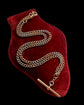 ANTIQUE BI-COLOUR 18CT GOLD & PLATINUM CURB ALBERT CHAIN