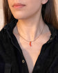 EARLY 19TH CENTURY CORAL DEERS LEG PENDANT