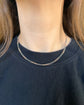 ANTIQUE SILVER ‘MIXED METAL’ CURB CHAIN