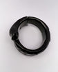 VICTORIAN CHUNKY WHITBY JET SNAKE BANGLE