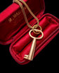 ANTIQUE GOLD KEY PENDANT