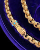 GEORGIAN PINCHBECK CHAIN WITH HAND CLASP