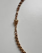 ANTIQUE 9CT GOLD ACORN & DOG CLIP CHAIN EXTENDER / BAIL