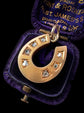 VICTORIAN DIAMOND & 15CT GOLD HORSESHOE PENDANT
