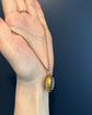 ANTIQUE 9CT GOLD & BLOODSTONE COMPASS PENDANT