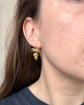 VICTORIAN PINCHBECK ACORN EARRINGS