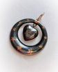 VICTORIAN NIELLO HEART & DISC PENDANT