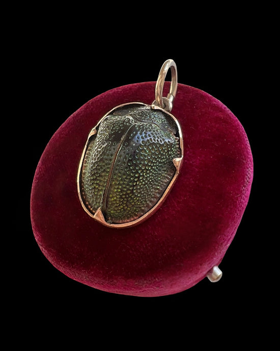 ANTIQUE SCARAB BEETLE PENDANT