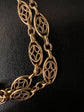 18CT FRENCH SAUTOIR FANCY LINK GAURD CHAIN