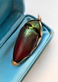 VICTORIAN LARGE BEETLE PENDANT