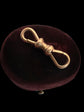 VICTORIAN 9CT GOLD DOUBLE DOGCLIP
