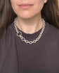 ANTIQUE CHUNKY SILVER CABLE LINK CHAIN