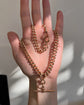 ANTIQUE HEAVY 9CT GOLD CURB ALBERT CHAIN