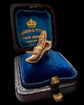 MINI ANTIQUE SHOE VINAIGRETTE PENDANT