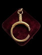 HUGE VICTORIAN 9CT GOLD SLIDING BOLT RING