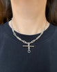 ANTIQUE SILVER FANCY LINK ALBERT CHAIN