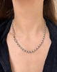 ANTIQUE SILVER ‘FLAT’ BELCHER CHAIN