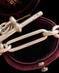 ANTIQUE SILVER PAPERCLIP ALBERT CHAIN